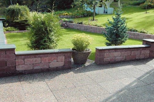 Stein og hellerav betong